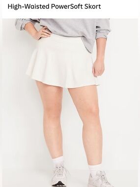 Old Navy High Waisted Power Soft Skort